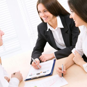 Business meeting business women