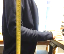 measure elbow height