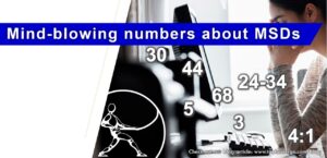 Mind-blowing statistics about MSDs in 2023